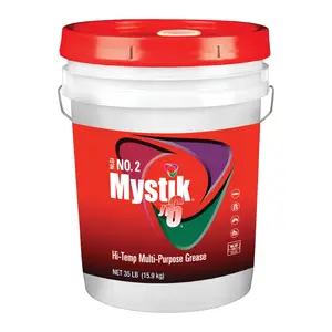 Mystik 665005002044 JT-6  Hi-Temp Grease, 35 lb, Pail Red