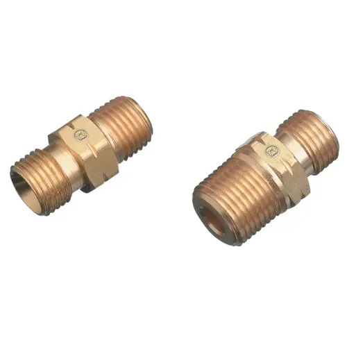 Regulator Outlet Bushing, 200 psi, Brass, B-Size, 1/4 in (NPT) LH, Male, Acetylene/Fuel Gas Regulator Outlet Bushing, 200 psi, Brass, B-Size, 1/4 in (NPT) LH, Male, Acetylene/Fuel Gas