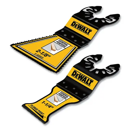 Oscillating Blade, Assortment Pack, 2-Pc, 3-Sided Combo Oscillating Blade, Assortment Pack, 2-Pc, 3-Sided Combo
