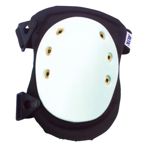AltaFlex Hard Cap Knee Pads, AltaLOK Easy On/Off, White/Black Pair