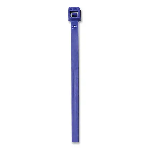General Purpose Cable Tie, 50 lb Tensile Strength, 14.6 in L, Purple, 100 EA/BG General Purpose Cable Tie, 50 lb Tensile Strength, 14.6 in L, Purple, 100 EA/BG