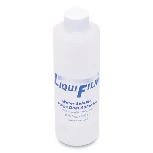 Liquifilm Water Soluble Purge Film and Adhesive, 8 fl oz Adhesive Bottle Liquifilm Water Soluble Purge Film and Adhesive, 8 fl oz Adhesive Bottle
