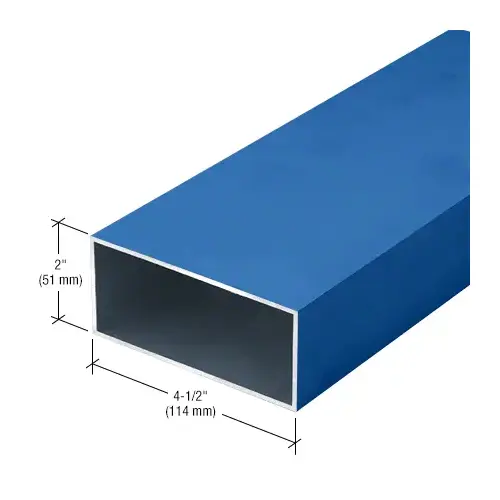Custom KYNAR Paint Rectangular Tube 2" x 4-1/2" - 24'-2"
