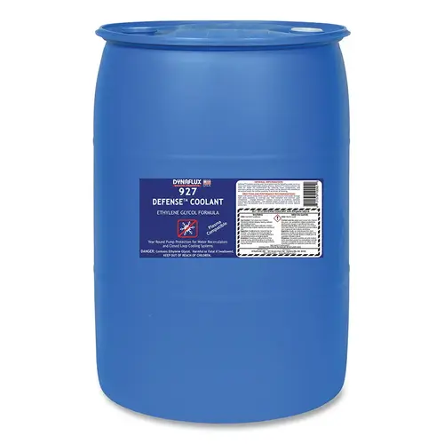 DEFENSE Anti-freeze and Pump Lubricant, 927, Ethylene Glycol, 55 gal drum
