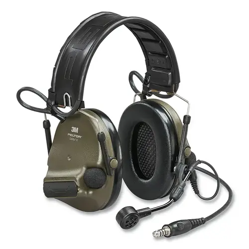 PELTOR ComTac VI NIB Headset, Headband, 23 dB/20 dB NRR, Green PELTOR ComTac VI NIB Headset, Headband, 23 dB/20 dB NRR, Green
