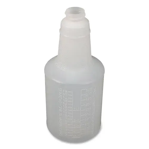 Spray Bottle, 24 oz, Clear, Trigger Sprayer Sold Separately