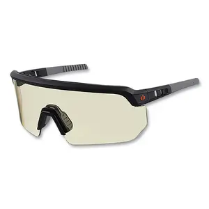 SKULLERZ 55003 Skullerz  AEGIR Safety Glasses/Sunglasses, Indoor/Outdoor Polycarbonate Lens, UVA/UVB/UVC Coating, Matte Black Frame