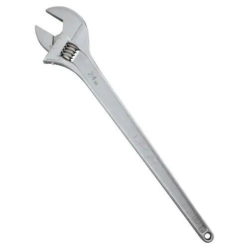 Adjustable Wrenches, 24 in Long, 2 7/16 in Opening, Cobalt Plated Adjustable Wrenches, 24 in Long, 2 7/16 in Opening, Cobalt Plated