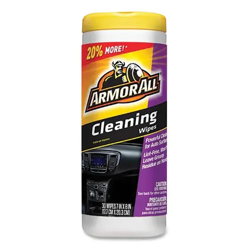 Automotive Cleaning Wipes, 30 ct