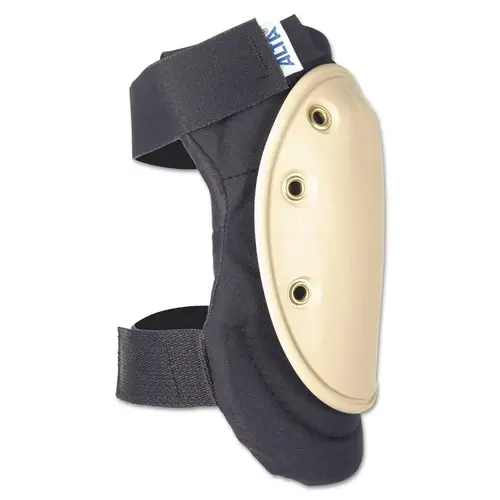 AltaFlex Nomar Knee Pads, Hook and Loop, Black Pair