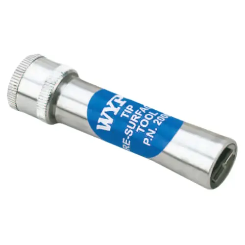 Tip Re-Surfacing Tool, 5/8 in dia x 2-3/8 in L, Aluminum