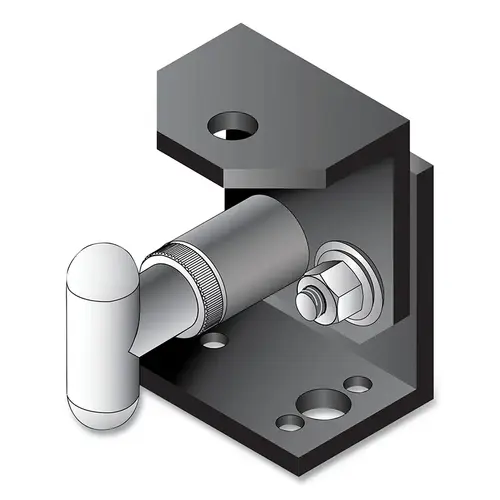 Warning Whip Assorted Mount, Quick-Release/Fold-Down Bracket, SS Hardware, Mounting Hardware Not Included