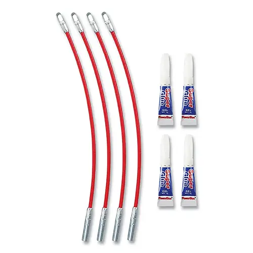 Milwaukee  Electric Tools Fish Tape Replacement and Repair Part, Flexible Metal Leader, 4 Pack