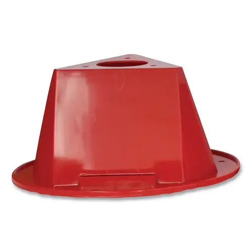Pallet Topper, 4-1/5 in H, Polyethylene, Red Pallet Topper, 4-1/5 in H, Polyethylene, Red