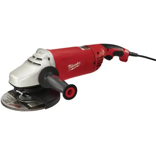 7 in /9 in Large Corded Angle Grinder, 7 in/9 in Wheel dia, 15 A, 6,000 RPM, Non Lock-On Trigger Switch