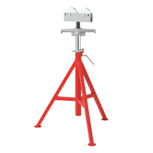 Roller Head Pipe Stand, Model RJ-99, Roller Head High, 32 in to 55 in Adjustment Height Roller Head Pipe Stand, Model RJ-99, Roller Head High, 32 in to 55 in Adjustment Height