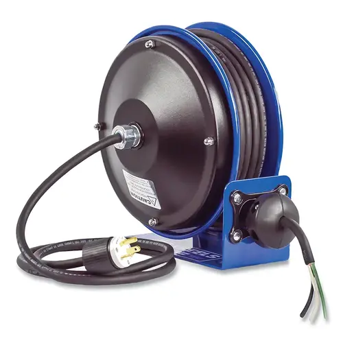 COMPACT POWER CORD REEL- 12/3 X 30 ft WITH CORD COMPACT POWER CORD REEL- 12/3 X 30 ft WITH CORD