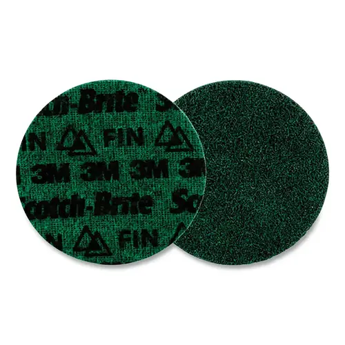 Scotch-Brite  Precision Surface Conditioning Disc, 4-1/2 in dia x NH, 13330 RPM, Hook-and-Loop, FN, 50 EA/CA Green