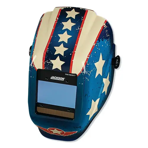 Insight Digital Variable ADF Welding Helmet, SH9 to SH13, Stars & Scars, 3.93 in x 2.36 in Insight Digital Variable ADF Welding Helmet, SH9 to SH13, Stars & Scars, 3.93 in x 2.36 in