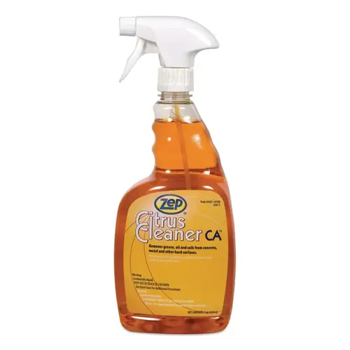 Citrus Cleaner CA , 1 qt, Bottle, Citrus Orange Citrus Cleaner CA , 1 qt, Bottle, Citrus Orange