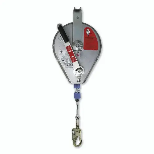 Non LE Self Retracting Lifeline, 96 ft, Swivel Attachment, 310 lb, Swivel Snap Hook with Load Indicator, 1