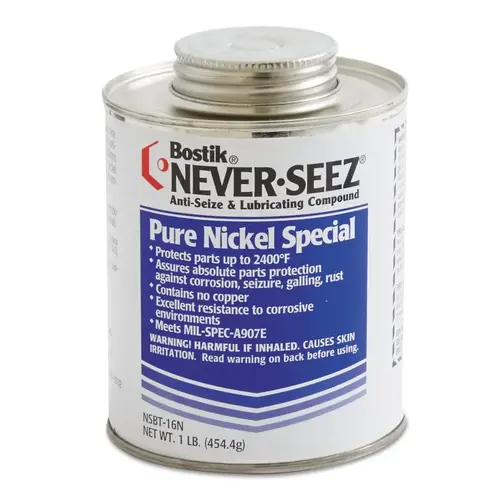 Pure Nickel Special Compound, 1 lb Brush Top Can Silver