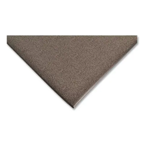 Cushion-Stat  with Dyna-Shield  Anti-Fatigue Mat, 825, 3/8 in x 3 ft W x 10 ft L, PVC Foam/Sponge, Black