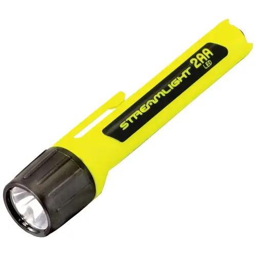 ProPolymer Flashlight, 2 AA, 65 Lumens, Yellow ProPolymer Flashlight, 2 AA, 65 Lumens, Yellow