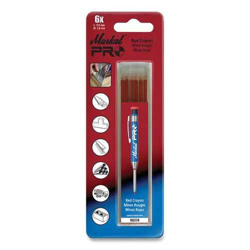 PRO Refill, General Purpose, Welding/Fabricating Marker, Red PRO Refill, General Purpose, Welding/Fabricating Marker, Red