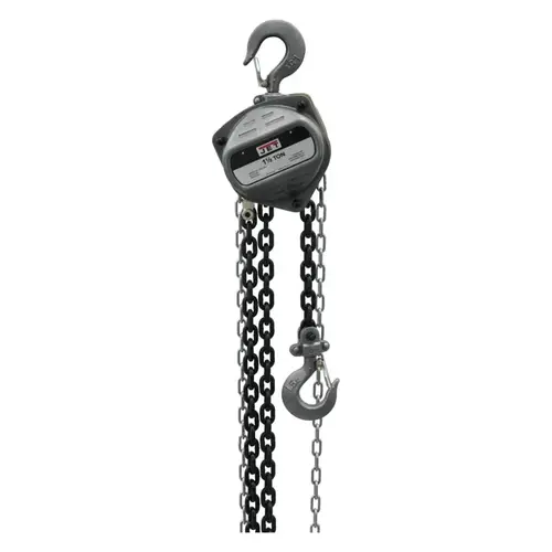 S-90 Series Hand Chain Hoist, 1 1/2 Tons Cap., 10 ft Lifting Ht., 1 Fall, 84 lbf S-90 Series Hand Chain Hoist, 1 1/2 Tons Cap., 10 ft Lifting Ht., 1 Fall, 84 lbf