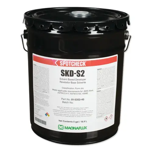Spotcheck  SKD-S2, Solvent Based Developer, Pail, 5 gal