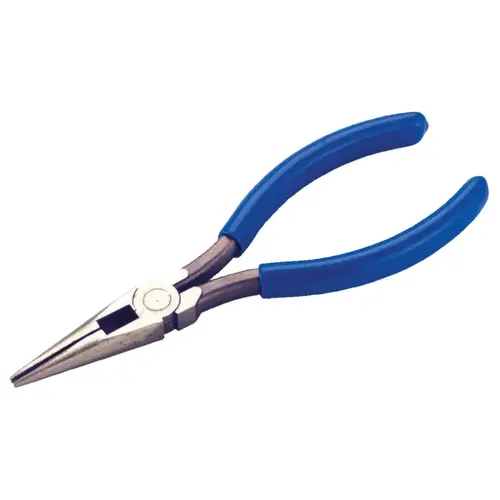 Long Nose Pliers with Cutters, Straight, 7 in