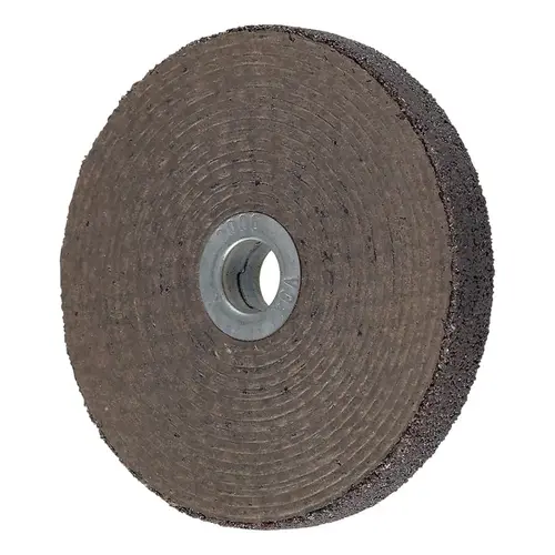 A-SG Sm Grinding Wheel, 4 in Dia, 1/2 in Thick, 3/8 in Arbor, 24 Grit Alum Oxide Gray
