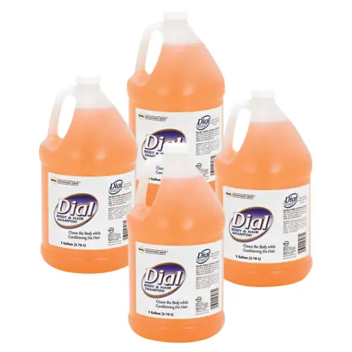 Body & Hair Shampoo, 1 gal, Fruity Scent Light Orange