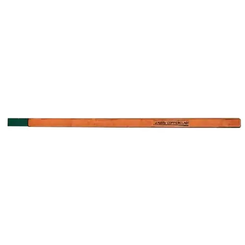 DC Flat Copperclad  Gouging Electrode, 5/8 in W x 3/16 in Thick x 12 in L
