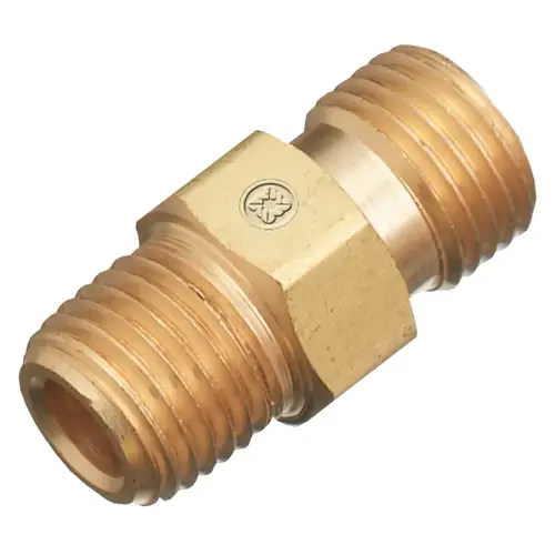 Regulator Outlet Bushing, 200 psi, Brass, B-Size, 1/4 in (NPT) RH, Male, Oxygen Regulator Outlet Bushing, 200 psi, Brass, B-Size, 1/4 in (NPT) RH, Male, Oxygen