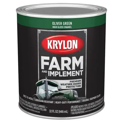 PAINT HI GLO OLIVER GREEN 1QT