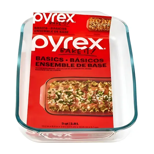 BAKING DISH GLASS 3QT 9 X 13IN Clear