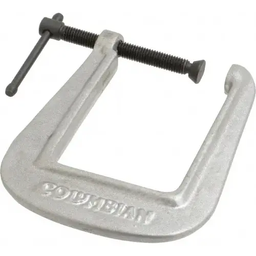 Light-Duty 2" Max Opening, 3-1/2" Throat Depth, Ductile Iron Standard C-Clamp Light-Duty 2" Max Opening, 3-1/2" Throat Depth, Ductile Iron Standard C-Clamp