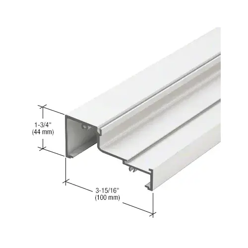 White KYNAR Paint Horizontal/Sill - 24'-2" Stock Length White KYNAR Paint Horizontal/Sill - 24'-2" Stock Length