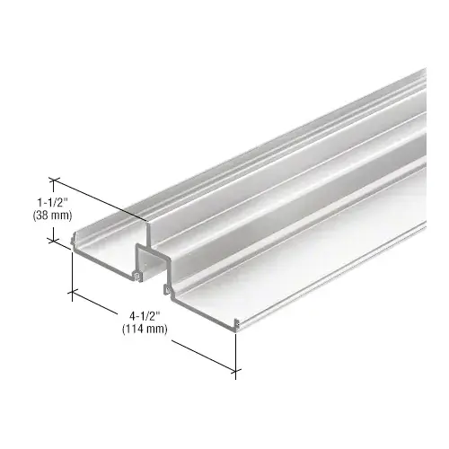 Stacking Head and Sill Insert, White KYNAR Paint - 24'-2" Stock Length Stacking Head and Sill Insert, White KYNAR Paint - 24'-2" Stock Length