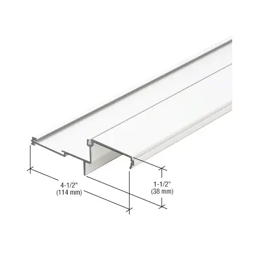 Stacking Sill Insert, White KYNAR Paint - 24'-2" Stock Length Stacking Sill Insert, White KYNAR Paint - 24'-2" Stock Length