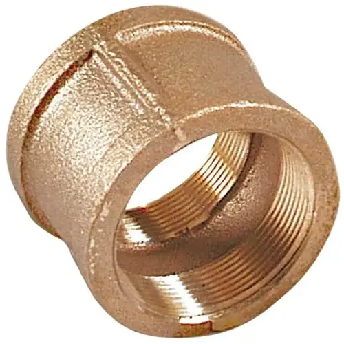 Brass Pipe Coupling: 1-1/2" Fitting, Threaded, FNPT x FNPT, Class 125, Lead Free Brass Pipe Coupling: 1-1/2" Fitting, Threaded, FNPT x FNPT, Class 125, Lead Free