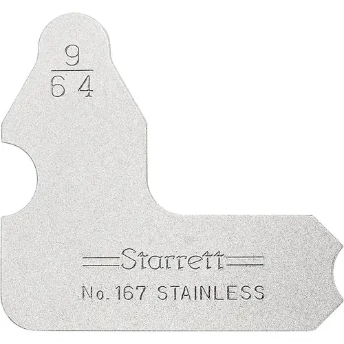 9/64 Inch Radius Gage 9/64 Inch Radius Gage