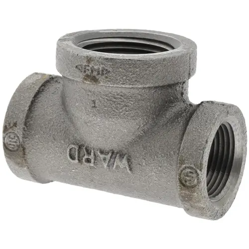 Black Reducer: 3/4 x 3/4 x 1", Threaded Black Reducer: 3/4 x 3/4 x 1", Threaded