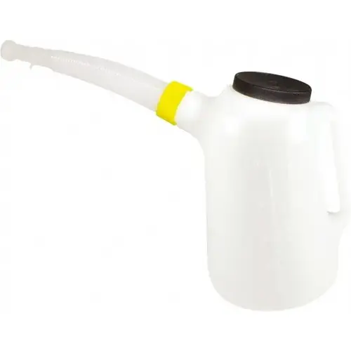 Beakers & Pipettes; Type: Measuring Cup; Volume Capacity Range: 1,000 mL and Larger; Material Family: Plastic; Material: Polyethylene; Overall Length: 11.25 in; Labware Transparency: Translucent; Graduations: Yes; Standards: FDA; Volume Capacity (Qt.): 5.