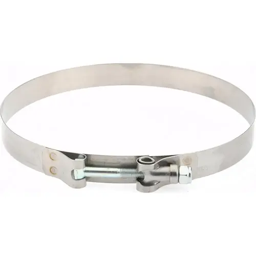 T-Bolt Band Clamp: 3/4" Wide, Stainless Steel