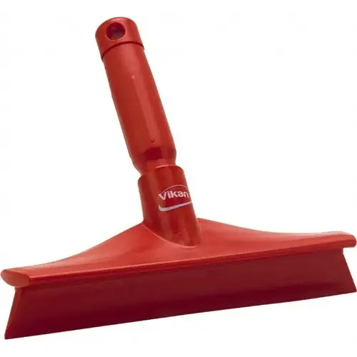 Squeegee: 9.84" Blade Width, Rubber Blade, Threaded Handle Connection Squeegee: 9.84" Blade Width, Rubber Blade, Threaded Handle Connection