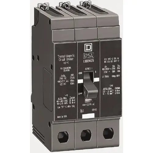 60 Amp, 480Y/277 V, 3 Pole, Bolt On Miniature Circuit Breaker 60 Amp, 480Y/277 V, 3 Pole, Bolt On Miniature Circuit Breaker