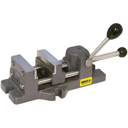 6-3/16" Jaw Opening Capacity x 1-13/16" Throat Depth, Horizontal Drill Press Vise 6-3/16" Jaw Opening Capacity x 1-13/16" Throat Depth, Horizontal Drill Press Vise